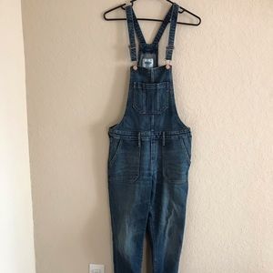Skinny leg overalls